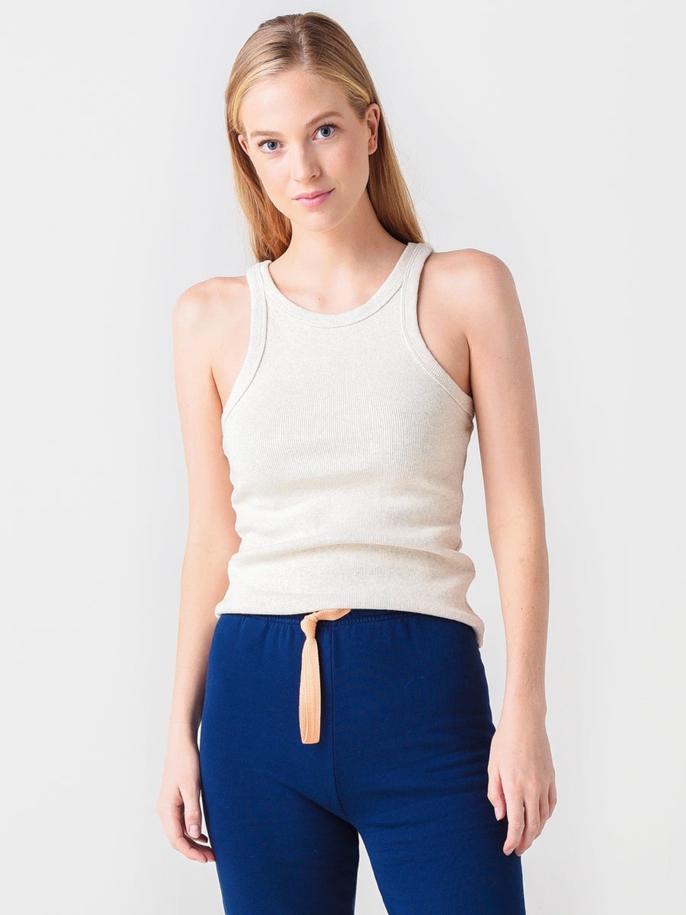 MOTHER Move It Ribbed Tank Top, Size L